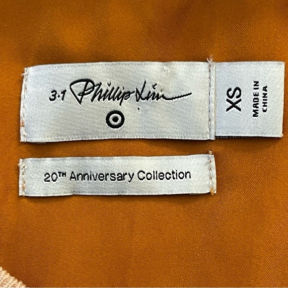 3.1 Phillip Lim for Target Orange/Blue/Cream Print Crewneck Top (XS) - Picture 12 of 14